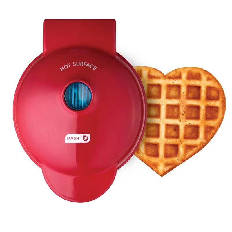 Dash 1 Waffle Red Aluminum Waffle Maker