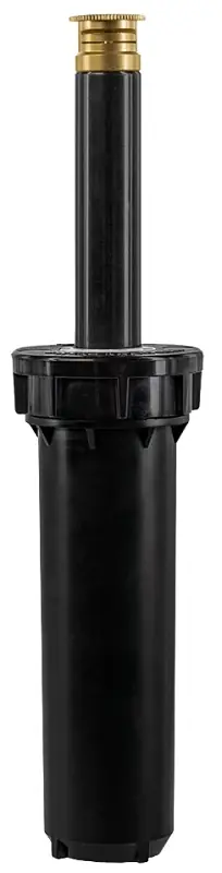 Pro Series Sprinkler Head, Pressure Regulated, Quarter Pattern Twin Spray, Brass Nozzle, 4-In. Pop-Up