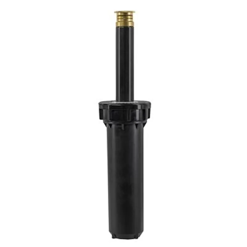 Pro Series Sprinkler Head, Pressure Regulated, Half Pattern Twin Spray, Brass Nozzle, 4-In. Pop-Up