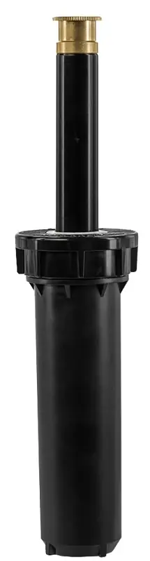 Pro Series Sprinkler Head, Pressure Regulated, Full Pattern Brass Nozzle, 4-In. Pop-Up