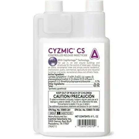 Cs Controlled Release Insecticide - 8 Ounce Bottle For Effective Pest Control