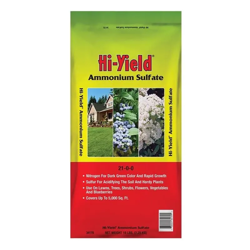 Hi‑Yield 21‑0‑0 Ammonium Sulfate Lawn Fertilizer – 5,000 sq ft Annual Program For Mixed Grass