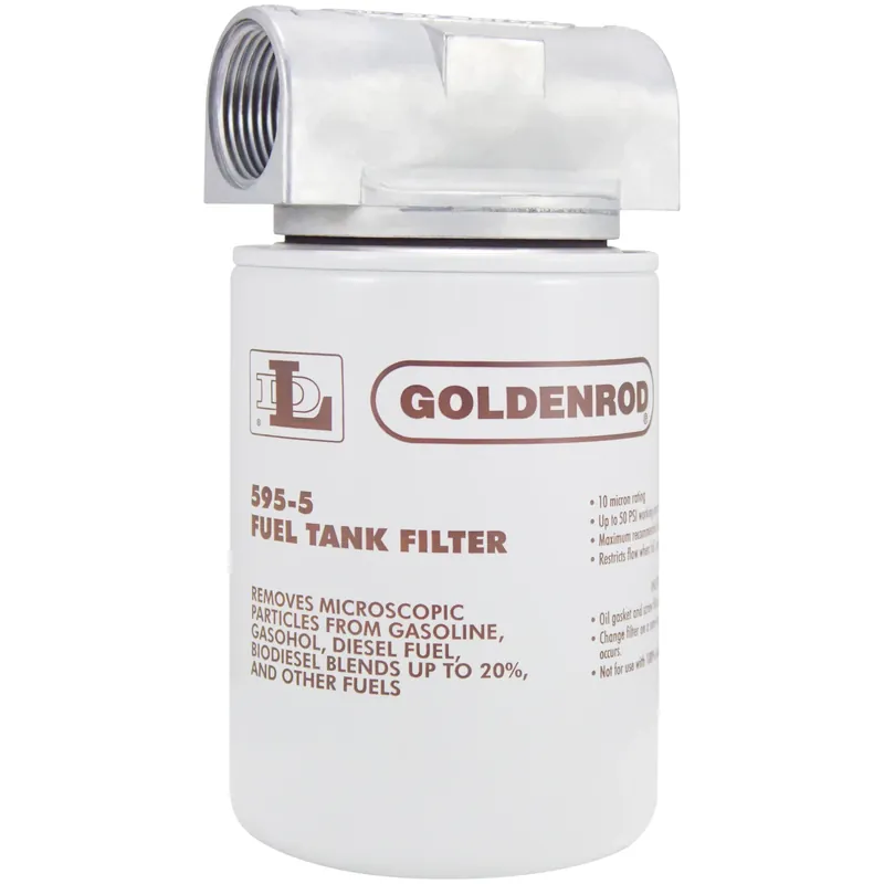 Goldenrod Spin-On Fuel Filter, 1 In. Top Cap