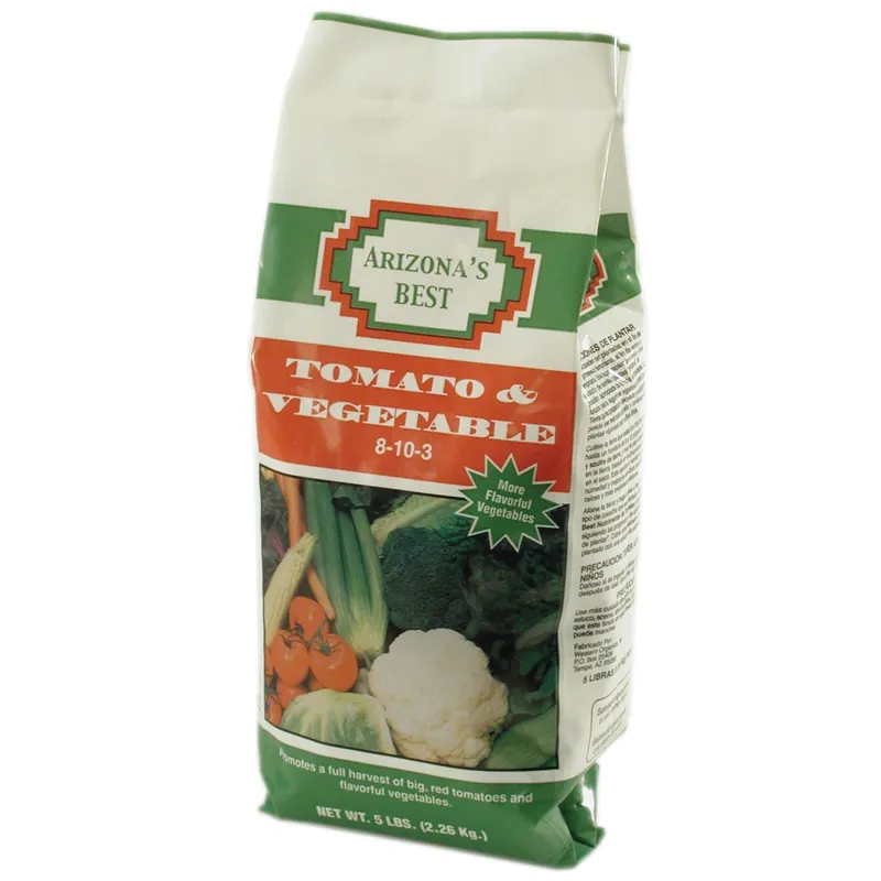 Tomato & Vegetable Food, 8-10-3 Formula, 5 Lbs.