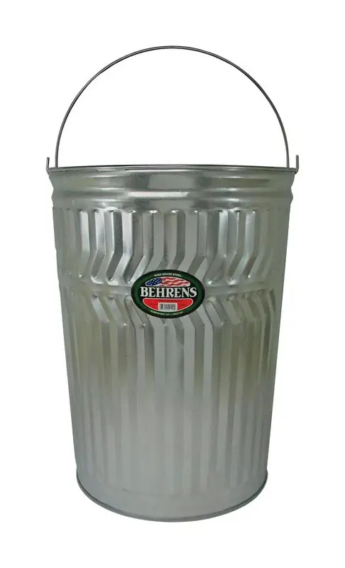 Galvanized Sheet Insert Pail, 20 Gallons