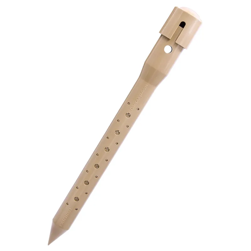 Deep Drip For 1/4 In. Tubing Drip Irrigation Watering Stake 14 In. H 1 Pk