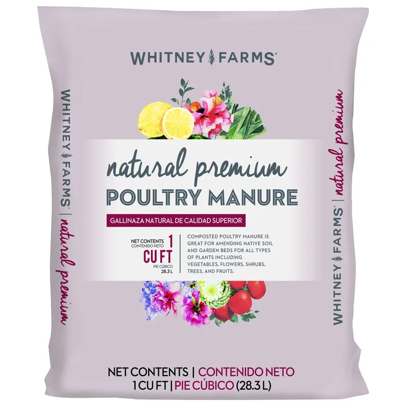 Natural Premium Poultry Manure, 1-Cu. Ft.