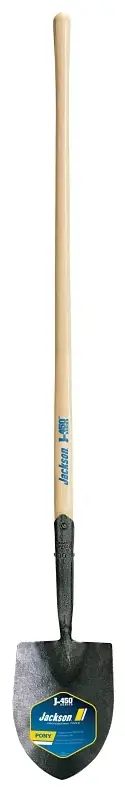 Pony Round-Point Irrigating Shovel, 7 X 9-1/2 In., 47 In. Handle