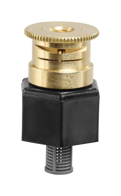 54053 Quarter-circle Brass Shrub Sprinkler Head, 15 Ft Spray Distance