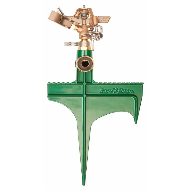 25pjlsp Brass Deluxe Impact Sprinkler On Hose-end Spike, 3/4 In Connection