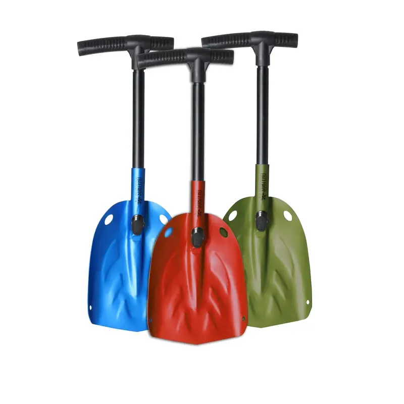 Heavy Duty Aluminum Emergency Snow Shovel 9 In. Wide, Extends To 30 In.