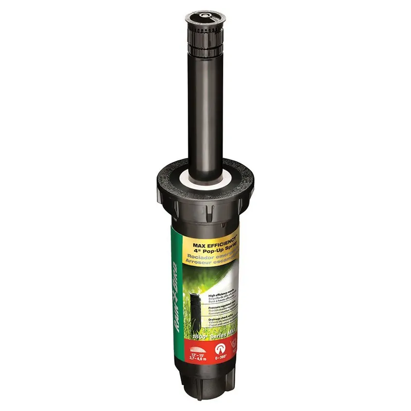 Underground Sprinkler Head, Adjustable Pattern, Pressure Regulated, 4-In. Pop Up, 12-15-Ft. Spray