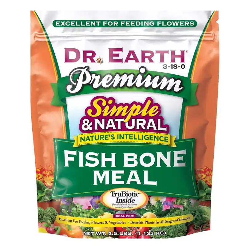 Fish Bone Meal, Organic, 3-18-0, 2.5 Lb. Box