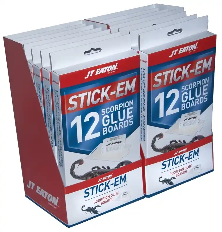 JT Eaton Stick-Em Glue Board 12 Pk