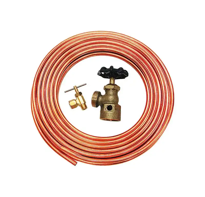 1/4 In. H X 1/4 In. W Orange Rubber Copper Tube Hook-up Kit