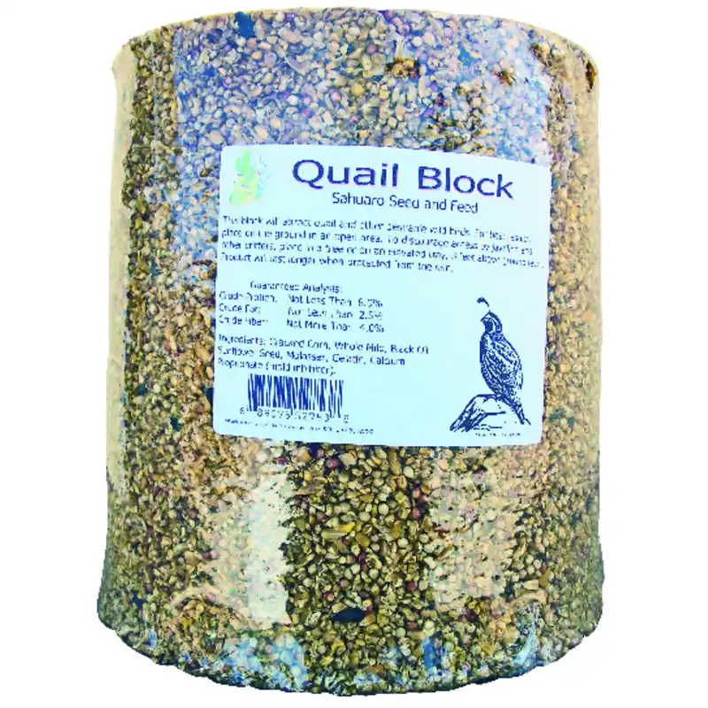 Sahuaro Seed Quail Block Bird Food Block 21 Lb