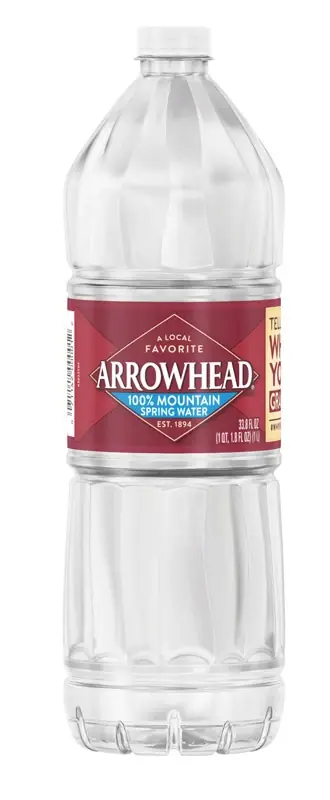 Nestle Waters Arrowhead Spring Water 1 L 1 Pk