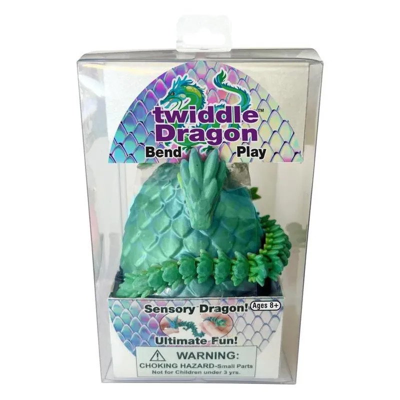 Zorbitz Twiddle 12‑Inch Dragon Collectible – Assorted Colors