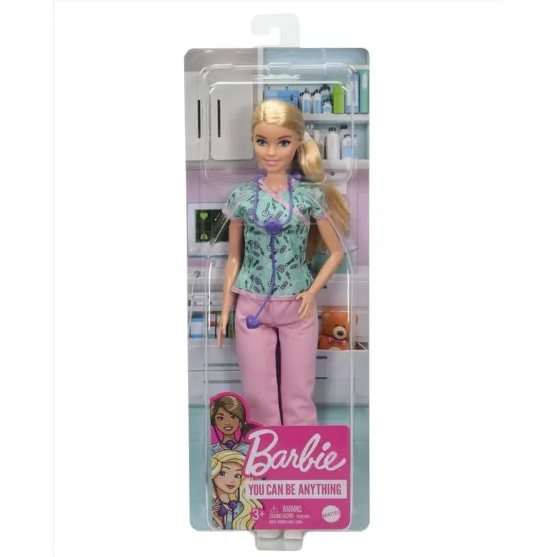 Barbie Nurse Career Doll – Multicolor Role‑Play Figure For Ages 3+