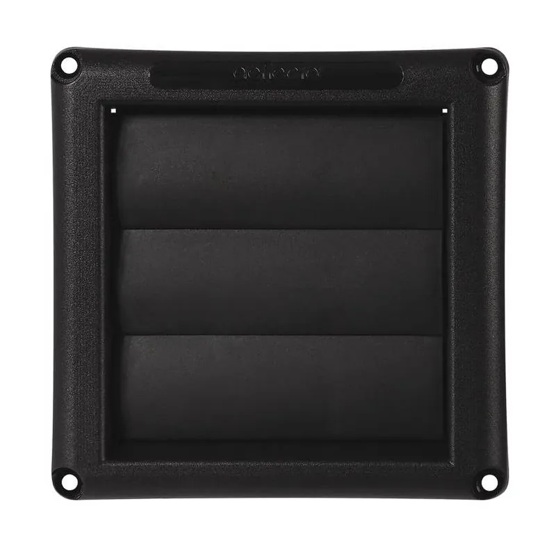 Deflect-O Black Plastic Vent Dryer Hood – 1.5" L X 4" D
