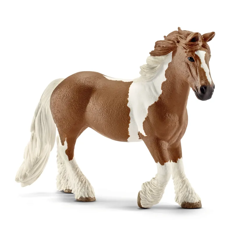 Tinker Mare Toy Figure - Hand-painted Brown/white Collectible