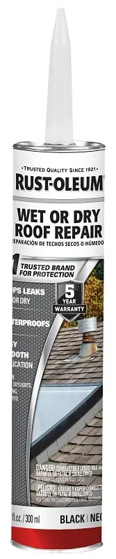 Plastic Roof Cement, Black, 10.1-oz.