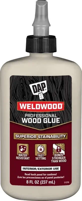 8 Oz. Professional Wood Glue - Type Ii Water Resistant Adhesive