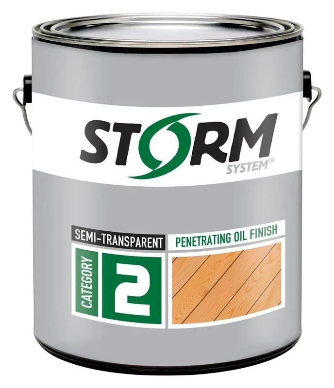 Storm System 1‑Gal Clear Penetrating Oil Stain For Exterior Wood
