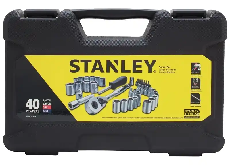 40-piece Standard/metric 3/8 In. Drive Combination Ratchet & Socket Set