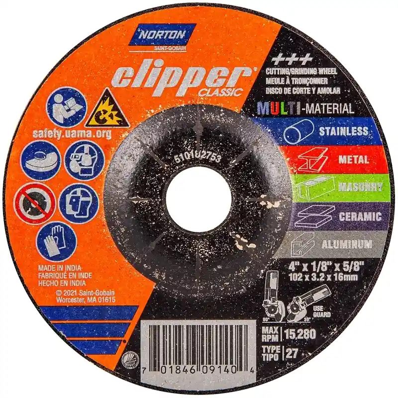 70184609140 4 Inch Classic Grinding Wheel For Multi-material Applications