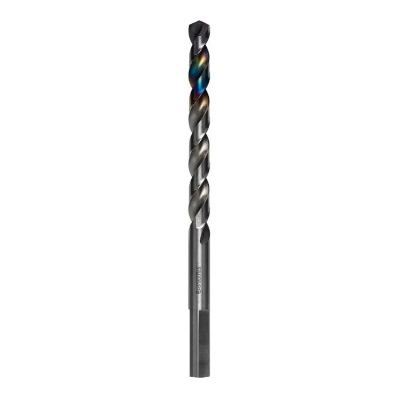 Diablo 17/64 In Hybrid Split Point Drill Bit – 4.3" Length, 3‑Flat Shank For Hardened Steel