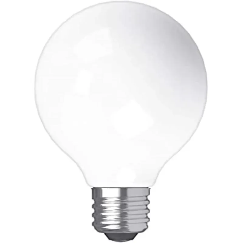 GE G25 E26 (Medium) LED Bulb Soft White 60 Watt Equivalence 2 Pk
