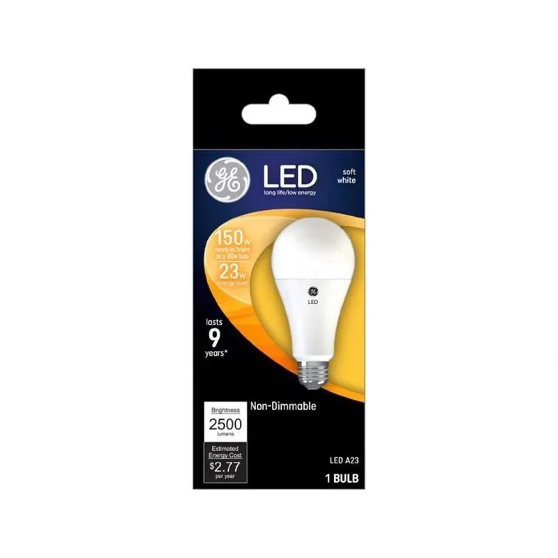 93103492 A23 Led Specialty Lamp Bulb, 23 Watts, Frosted Soft White, 2500 Lumens