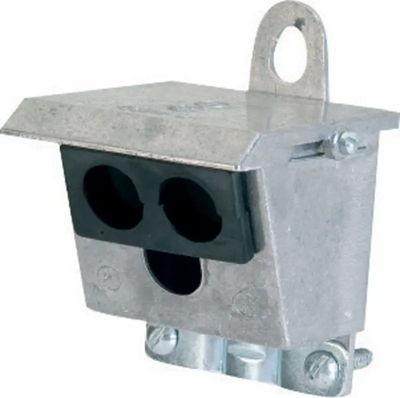 Sigma Engineered Solutions ProConnex 0 In. D Die-Cast Aluminum Service Entrance Head For NM/SE 1 Pk