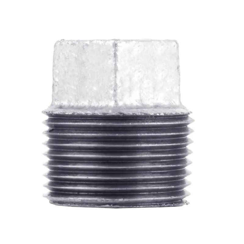 Stz Industries 4 Inch Mip Galvanized Malleable Iron Plug