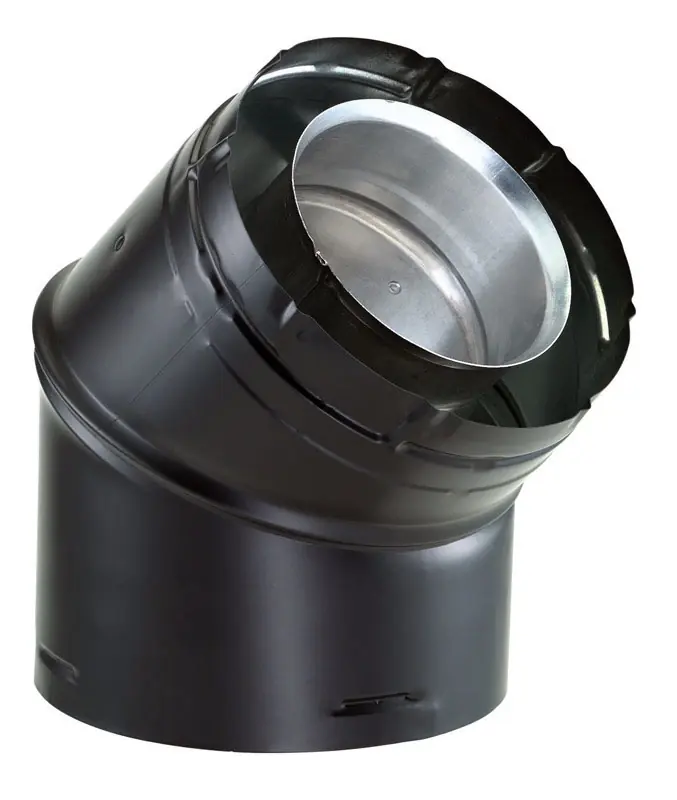 Directvent 4 In. Diameter 45 Degree Aluminum/galvanized Steel Elbow Exhaust