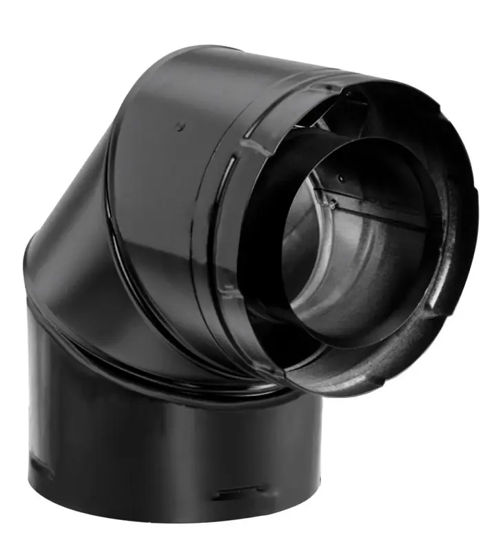 Directvent 4 In. Diameter 90 Degree Aluminum/galvanized Steel Elbow Exhaust