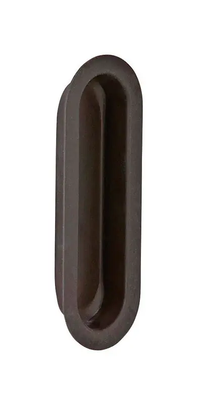 Ives 3-9/16 In. L Oil Rubbed Bronze Brass Flush Pull - Model 223b10b