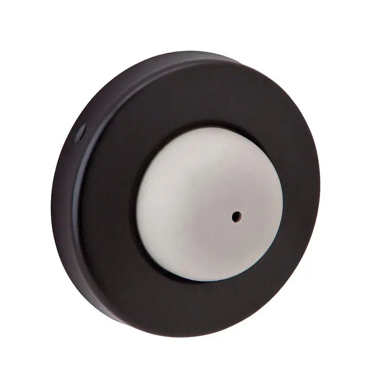 2-1/2 In. H X 1 In. W X 3/8 In. L Brass Oil Rubbed Bronze Wall Door Stop