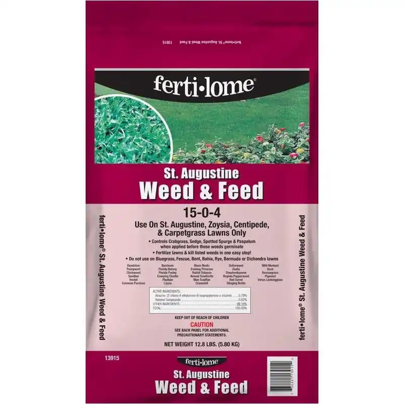St. Augustine Grass Weed‑Control & Feed Fertilizer – 2000 sq ft Coverage