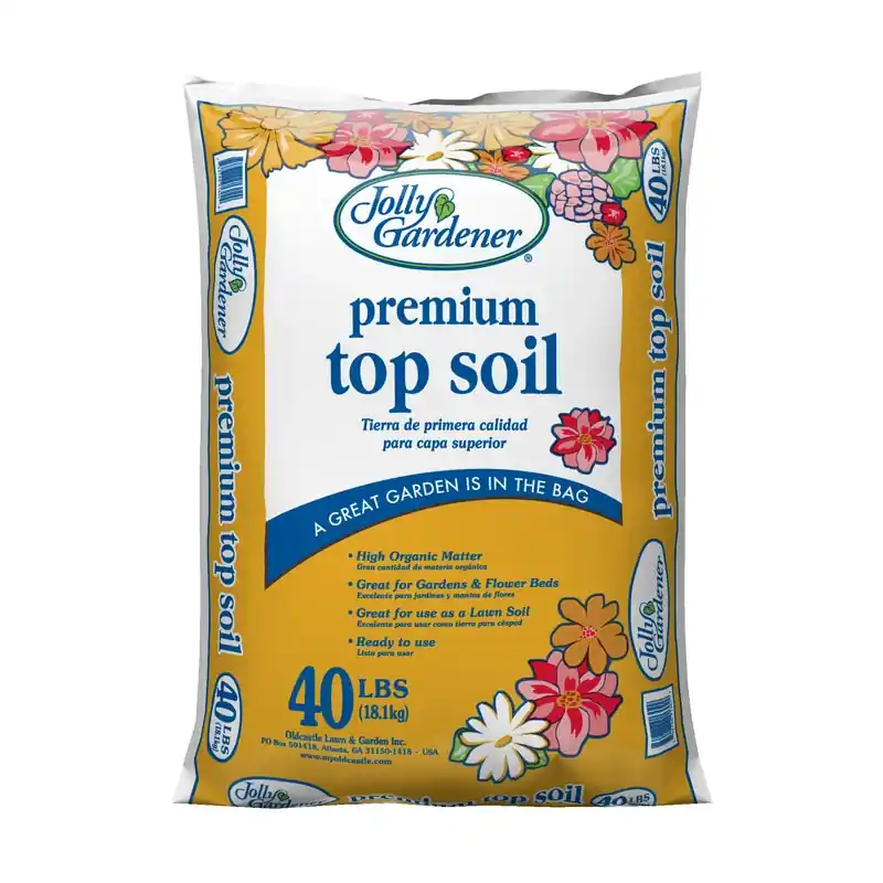 Organic Premium Top Soil 40 Lb. Bag For Gardening And Landscaping