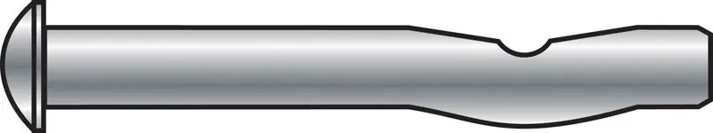 HILLMAN 1/4 In. D X 3 In. L Steel Flat Head Spike Anchors 50 Pk