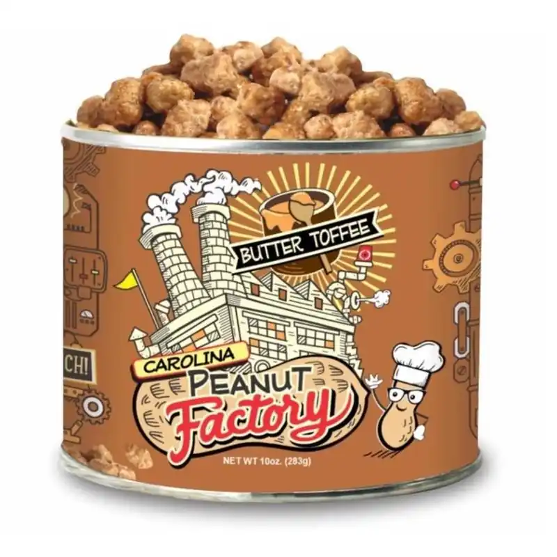 Butter Toffee Roasted Peanuts – 10 oz Canned Snack