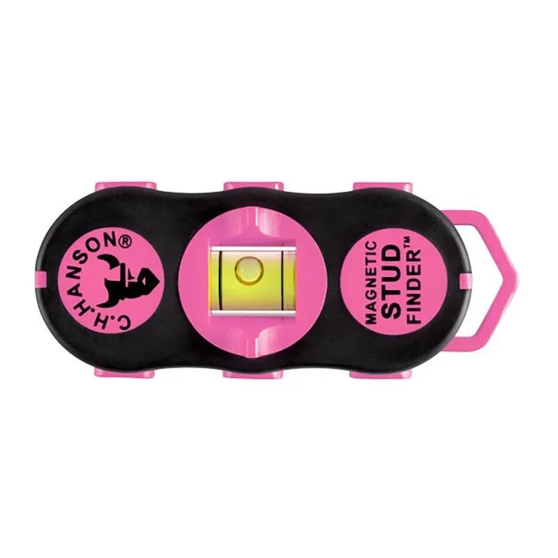 C.H. Hanson Pink Magnetic Stud Locator – 5/8" Scan Depth, 1.5" × 4.6"