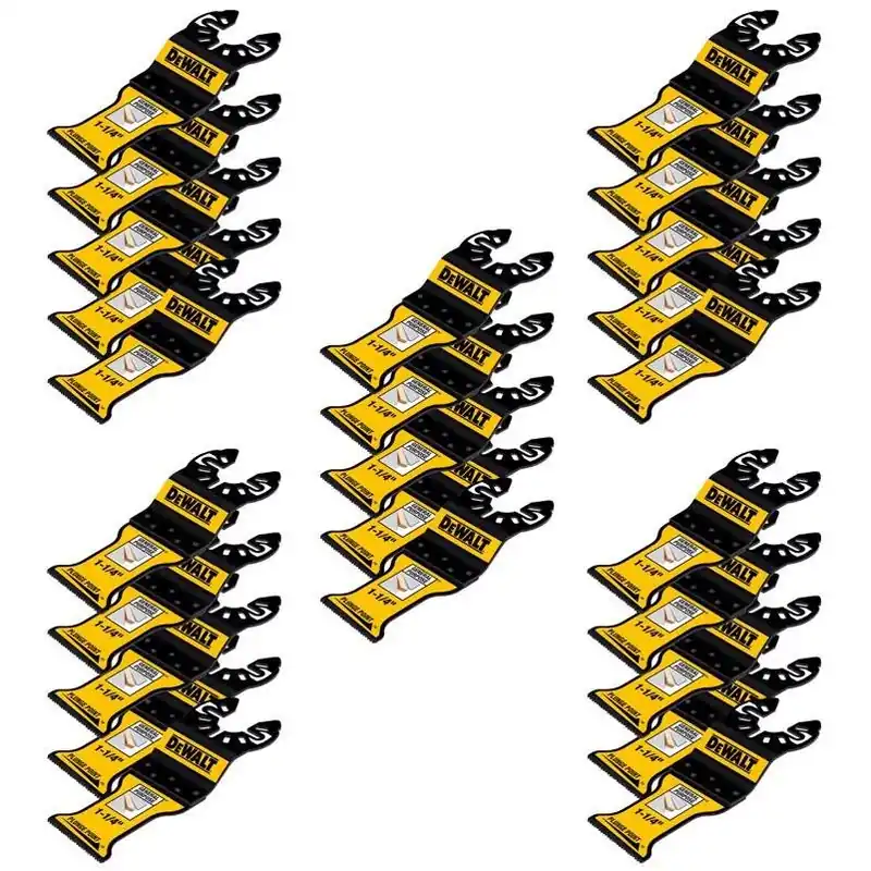 DEWALT 1‑¼ In PlungePoint Oscillating Blade Set – Bi‑Metal, High‑Durability