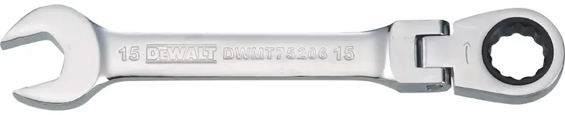 15mm Ratcheting Flex Combination Wrench - Model Dwmt75206osp