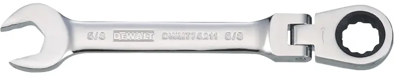 5/8 Inch Flex Head Ratcheting Combination Wrench Dwmt75211osp