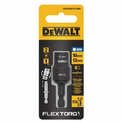 FlexTorq Double-Ended Nut Driver, Impact Ready, 10 & 13mm