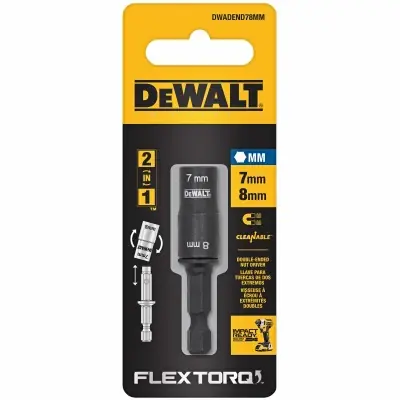 FlexTorq Double-Ended Nut Driver, Impact Ready, 7 & 8mm