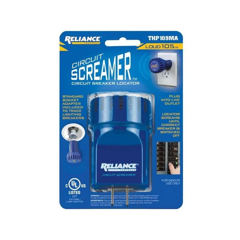 Reliance Controls Circuit Screamer – Blue Handheld Circuit Breaker Locator (1 Pack)